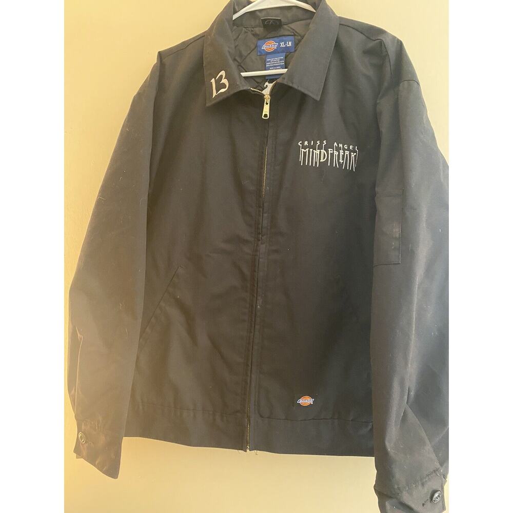 RAD! Vintage Dickies Work Jacket Criss Angel Mind freak Las Vegas Jacket Size XL
